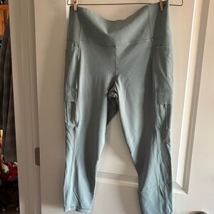 Athleta sage green Cargo Leggings